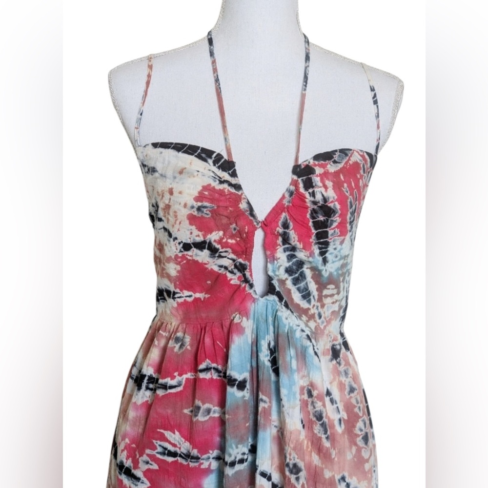 YOUNG FABULOUS & BROKE Haisey Sun Dress Tie-Dye Maxi Size S EUC Boho Festival - Picture 6 of 13